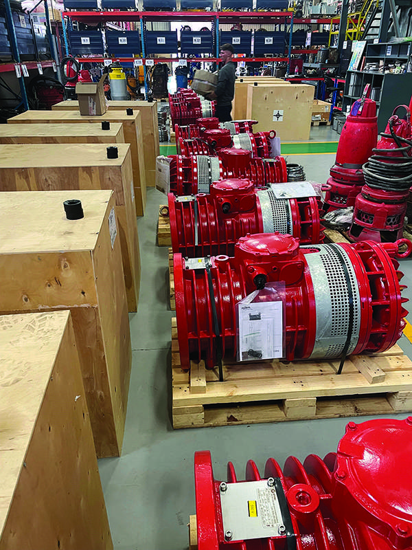 Manufactured from cast iron, the Grindex Mega pump is engineered for use in heavy duty arduous applications.