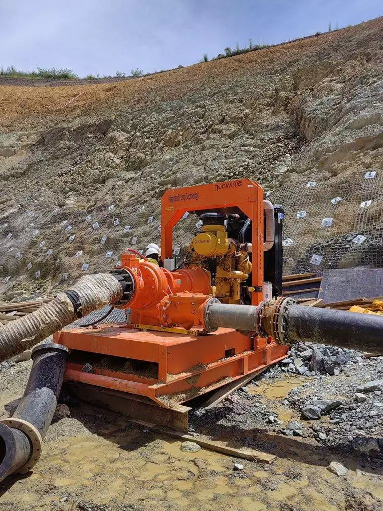 The Godwin HL250 diesel-driven pump, built for the toughest jobs, keeps operations running smoothly, even in the harshest conditions.