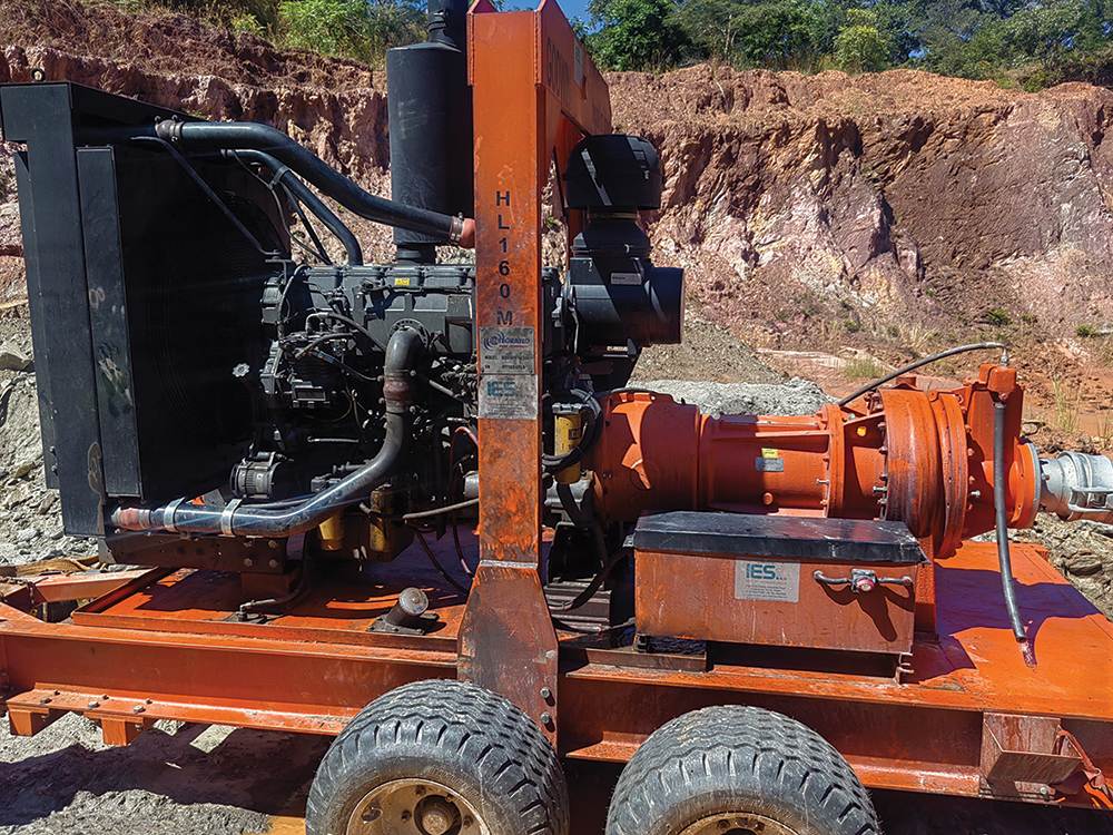 Assembled locally in South Africa, the Godwin HL160 pumps were delivered and operational within six weeks - much faster than importing from Europe.