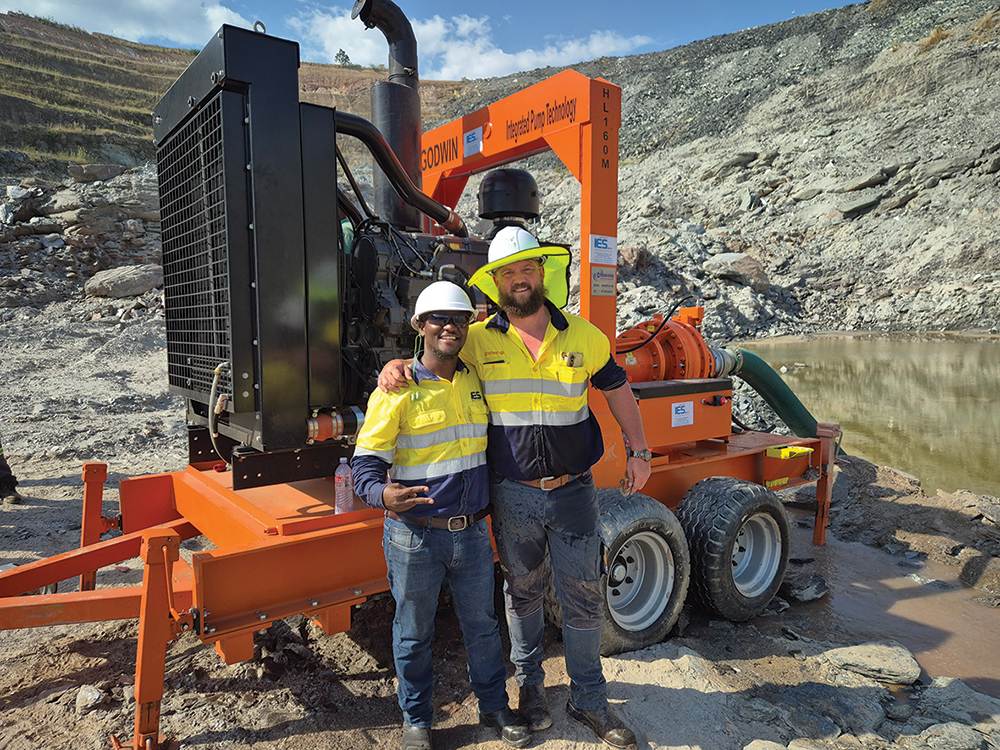 Each pump is powered by a 403 kW Perkins C15 diesel engine, making it ideal for remote and demanding mine sites.