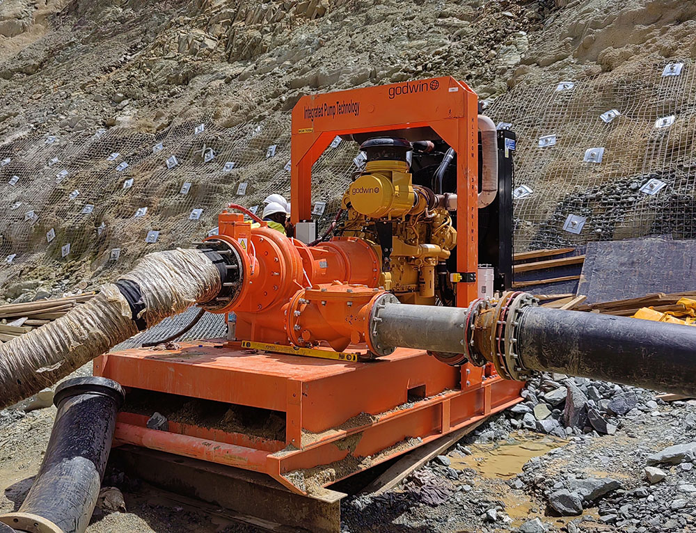 Godwin pumps supplied by Integrated Pump Technology handle high-volume dewatering with ease.